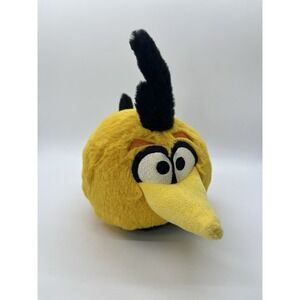 Angry Birds NO SOUND 5" Plush Yellow Orange Bubbles Bird Rovio Commonwealth 2012